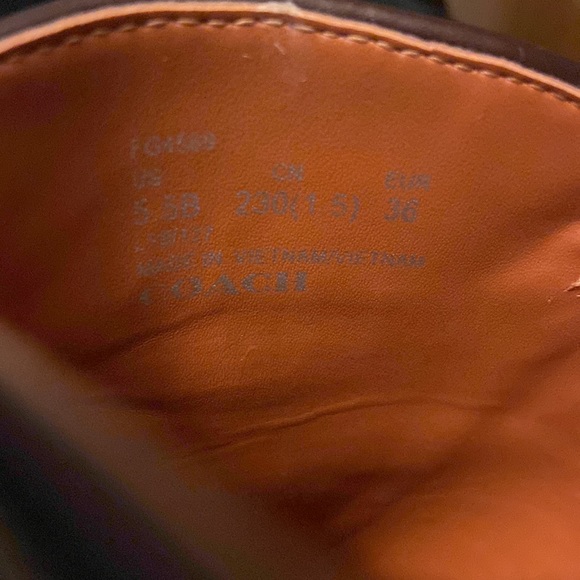 Coach Mules Brown/Tan Size 5.5 - Picture 3 of 5